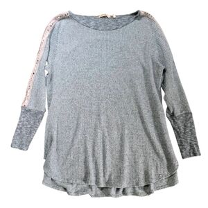 Soft Surroundings Soft and Stretchy Blue Knit Top Women's Size XL